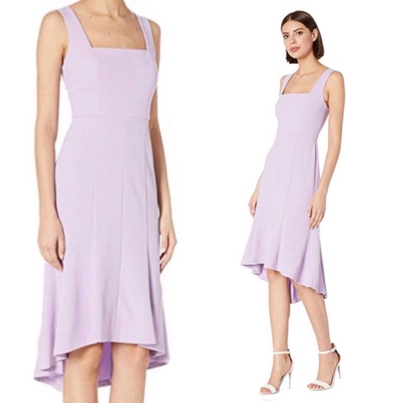 Donna Morgan Dresses & Skirts - 🆕 Donna Morgan Violet Purple Hi-lo Sheath Ruffle